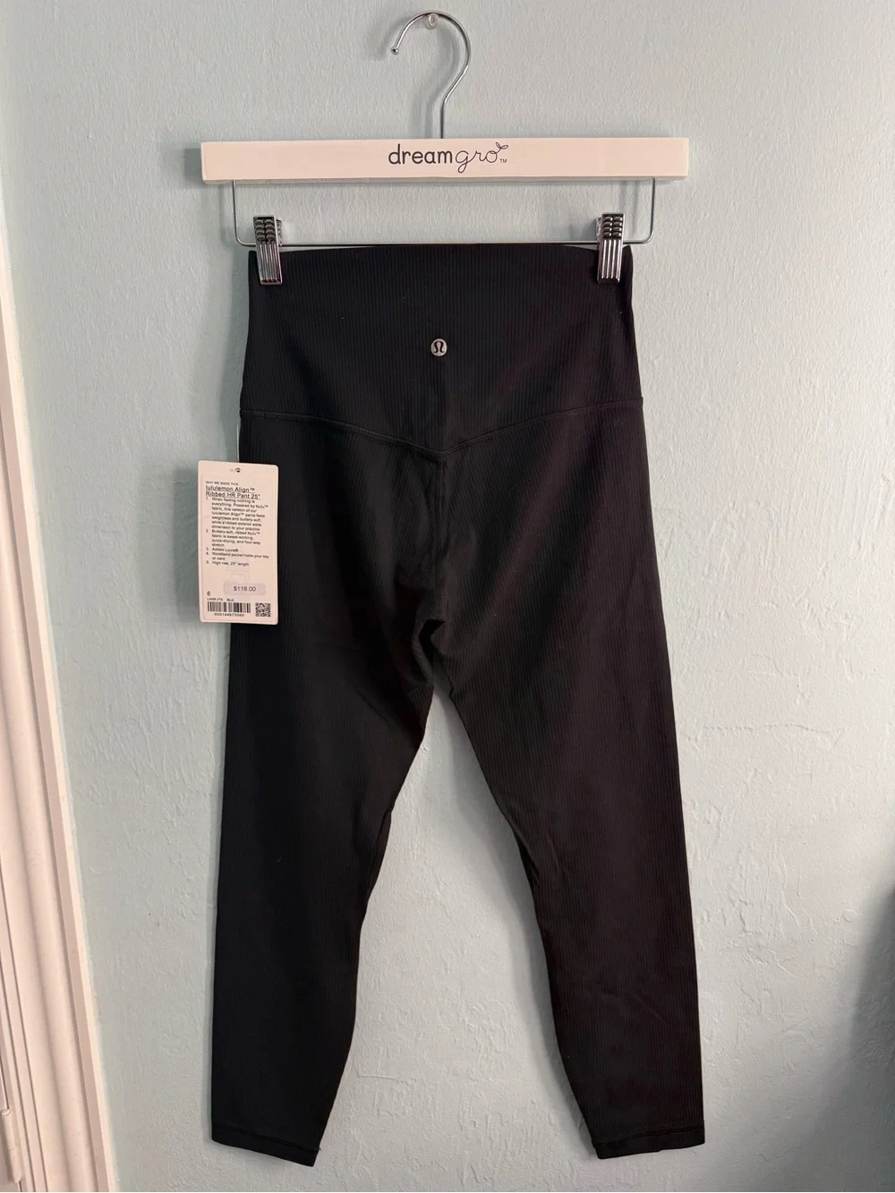 Lululemon Align Ribbed High-Rise Pant 25”/Color black